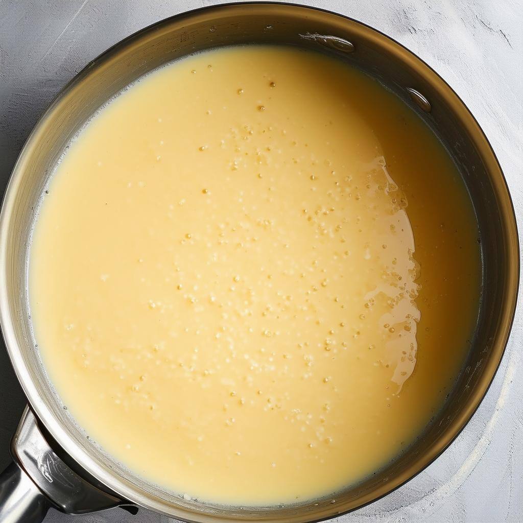 In a large saucepan pour the condensed milk sugar, and melt on a medium heat till the sugar has dissolved – stir frequently to stop anything from catc