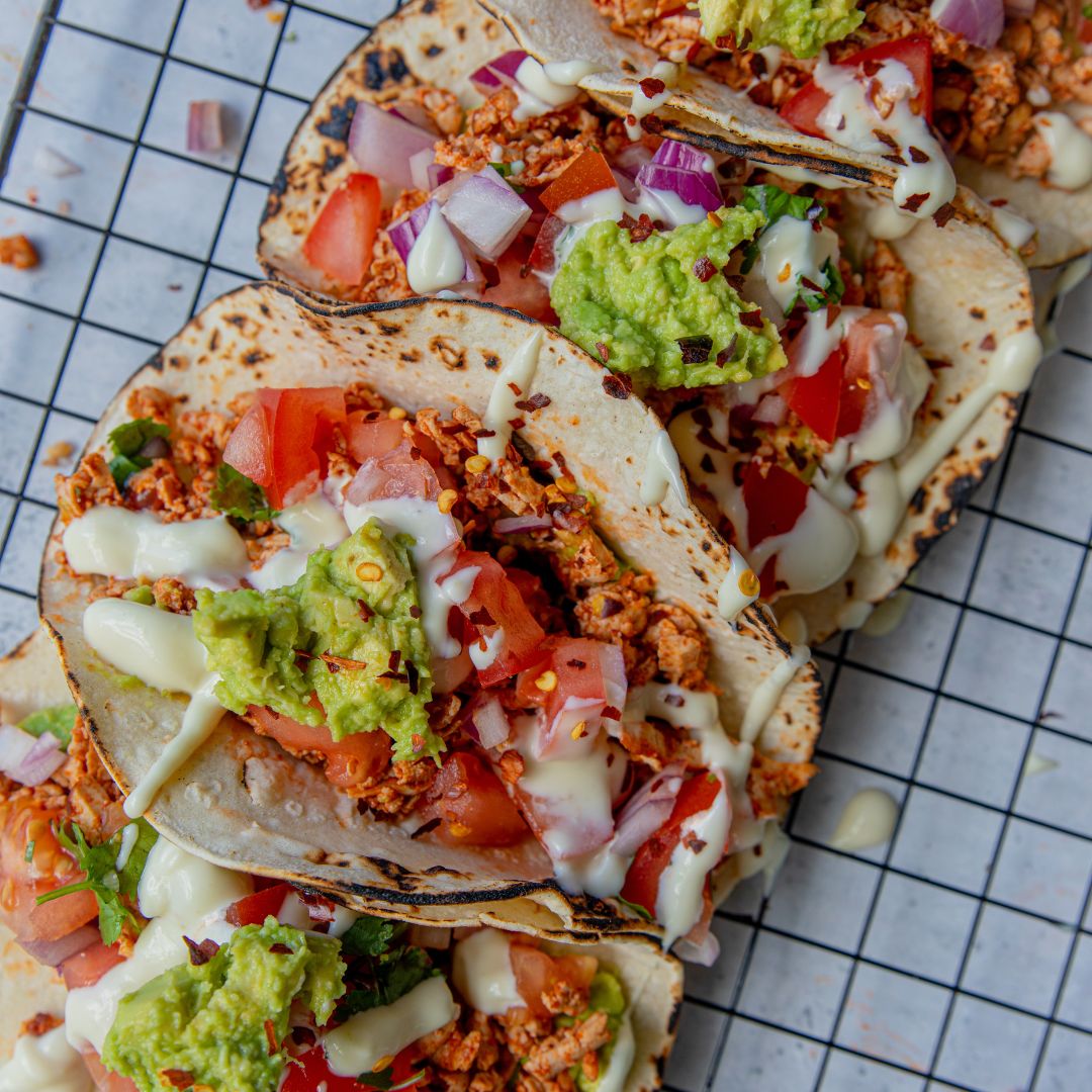 Quick Shredded Tofu Tacos